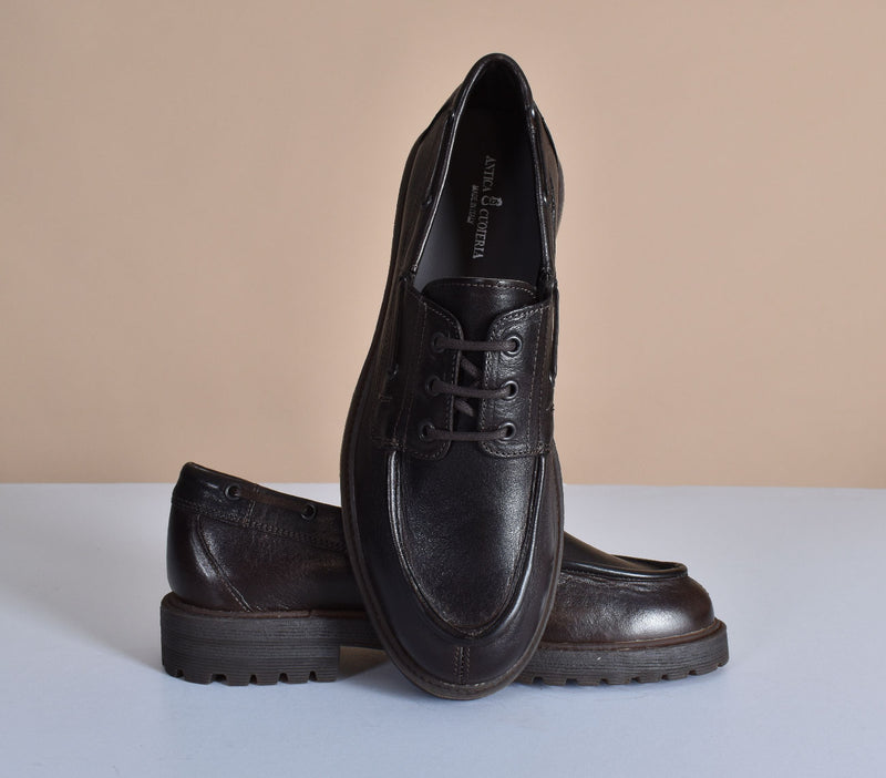 Scarpe Antica Cuoieria derbi marrone 