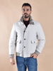 Giubbotto Barba stark piumino bianco gesso