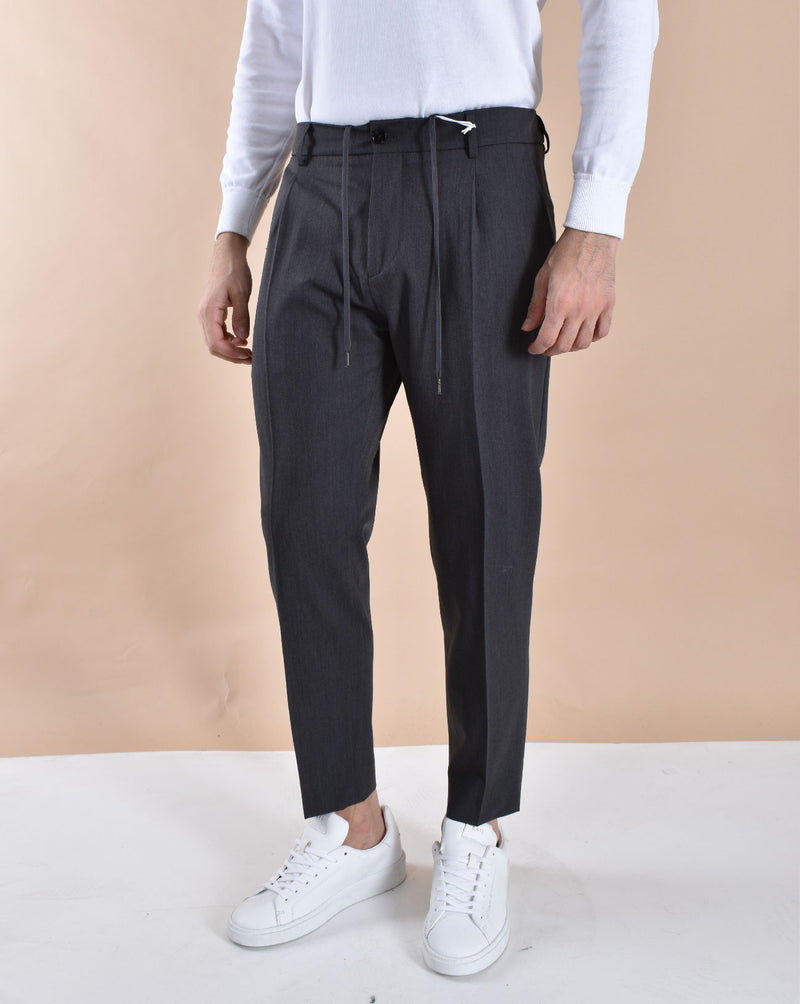 Pantalone Be Able Riccardo regular grigio scuro 