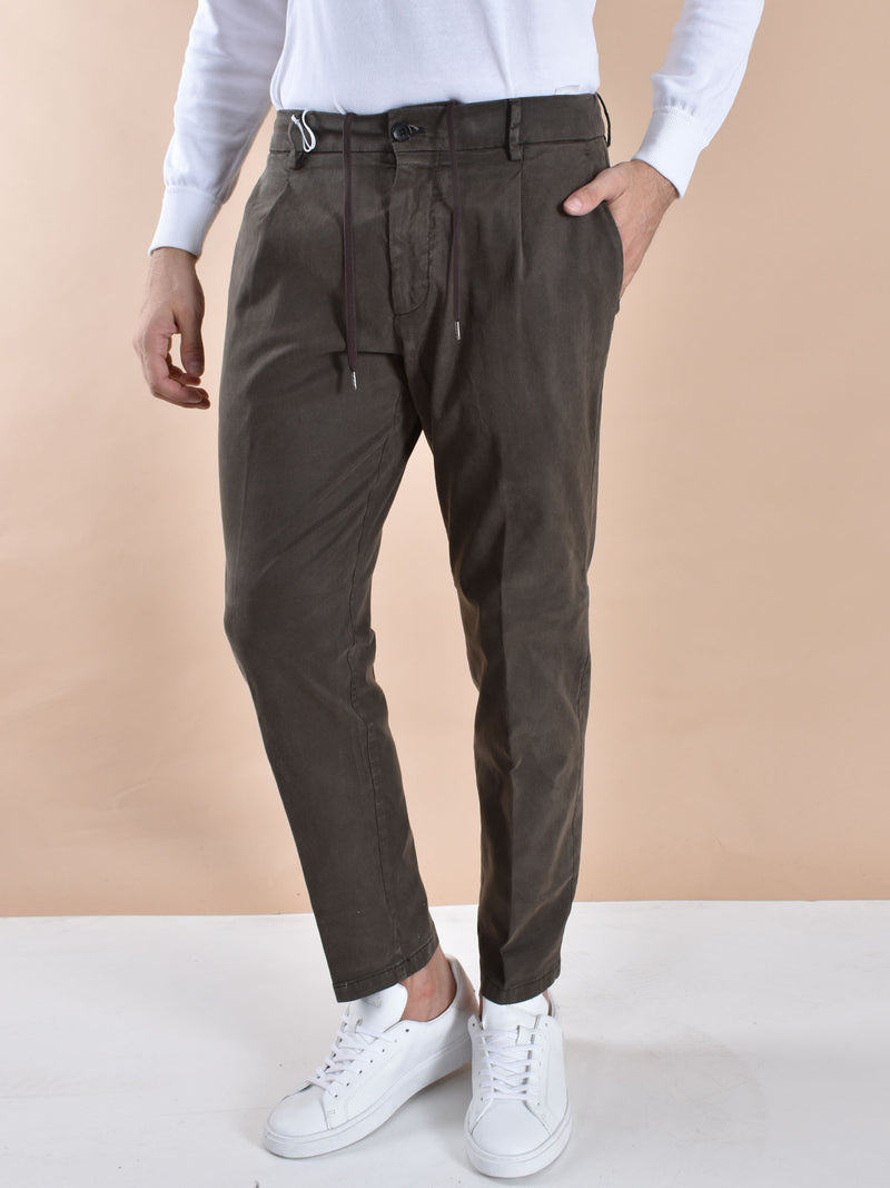 Pantalone Be Able Riccardo gabardine marrone 