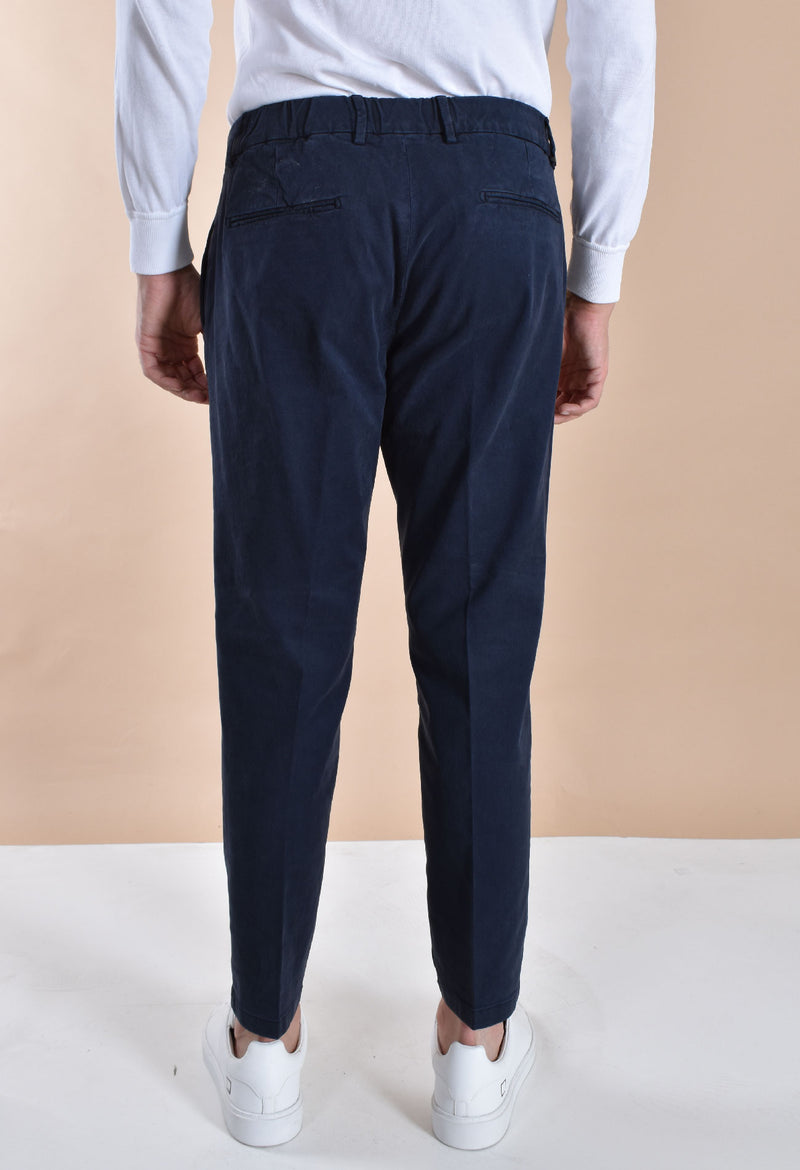 Pantalone Be Able Riccardo gabardine blu 