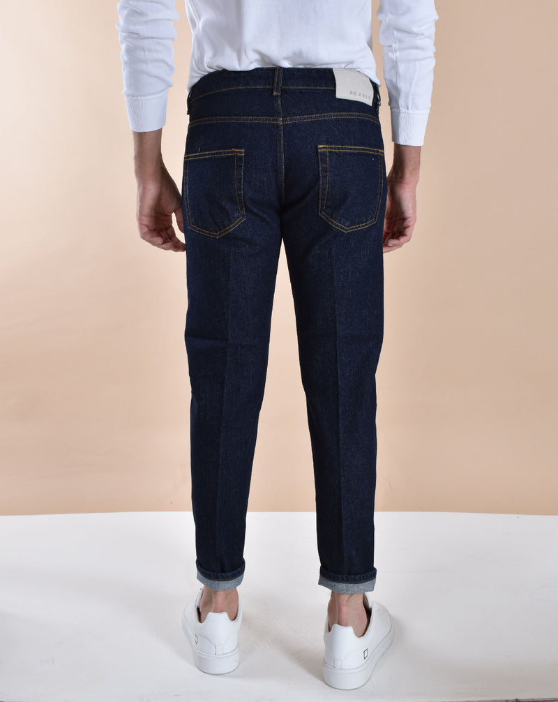 Jeans Be Able Davis Shorter blu scuro 