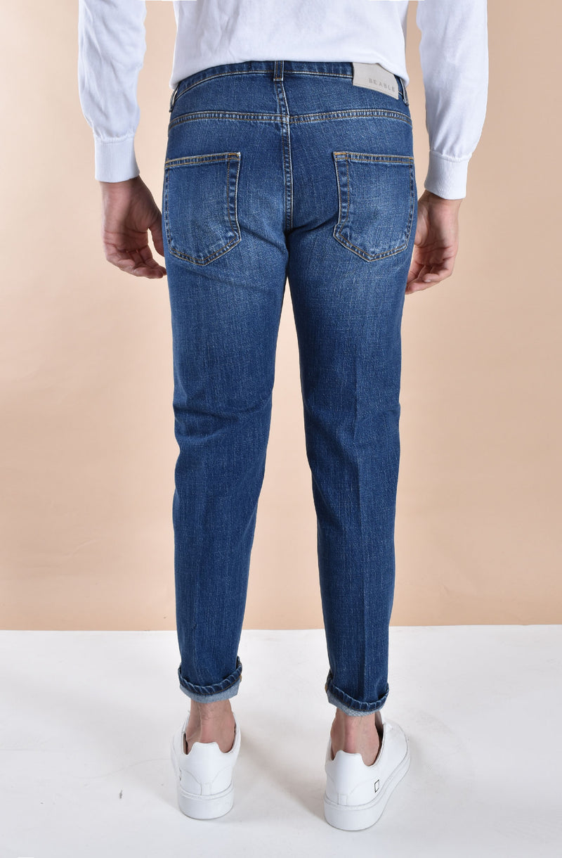 Jeans Be Able Davis shorter blu 