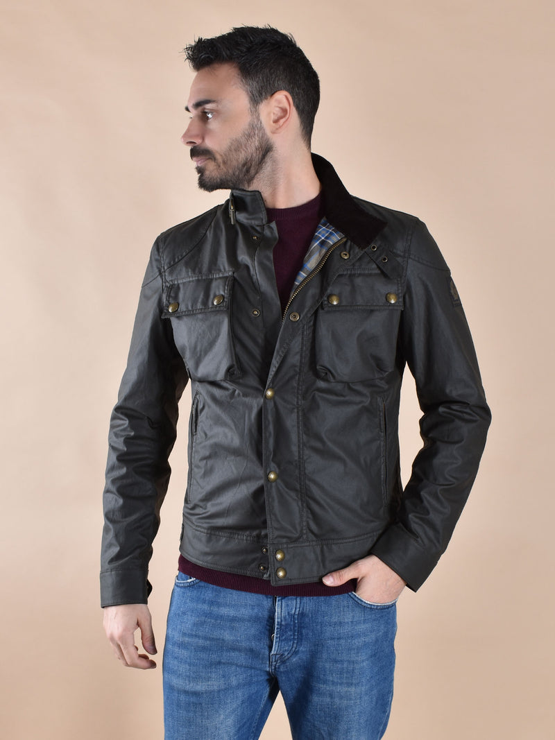 Giubbotto Belstaff Racemaster oliva 