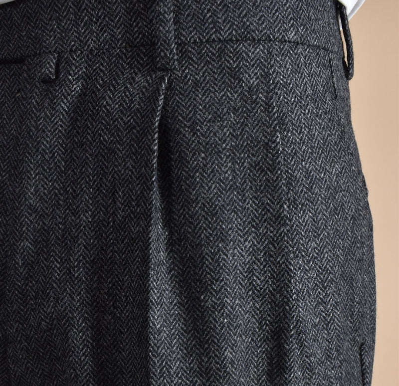 Pantalone Berwich negroni spigato grigio 