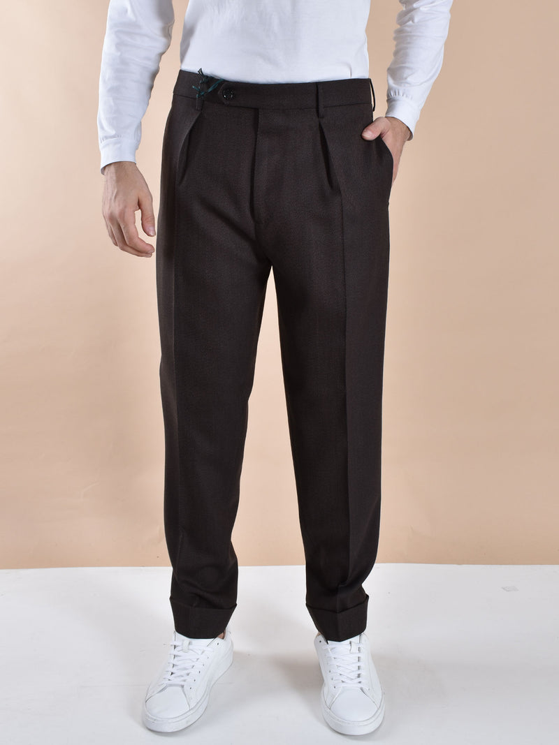 Pantalone Berwich chiaia marrone 