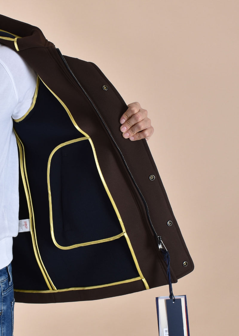Giubbotto lungo BoB parka Benny marrone 