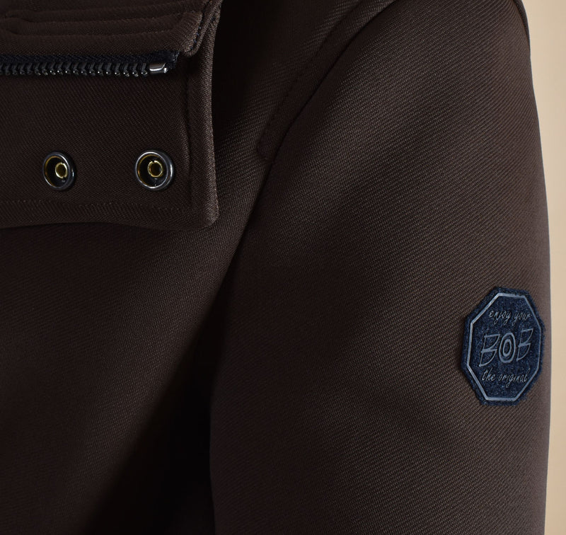 Giubbotto lungo BoB parka Benny marrone 