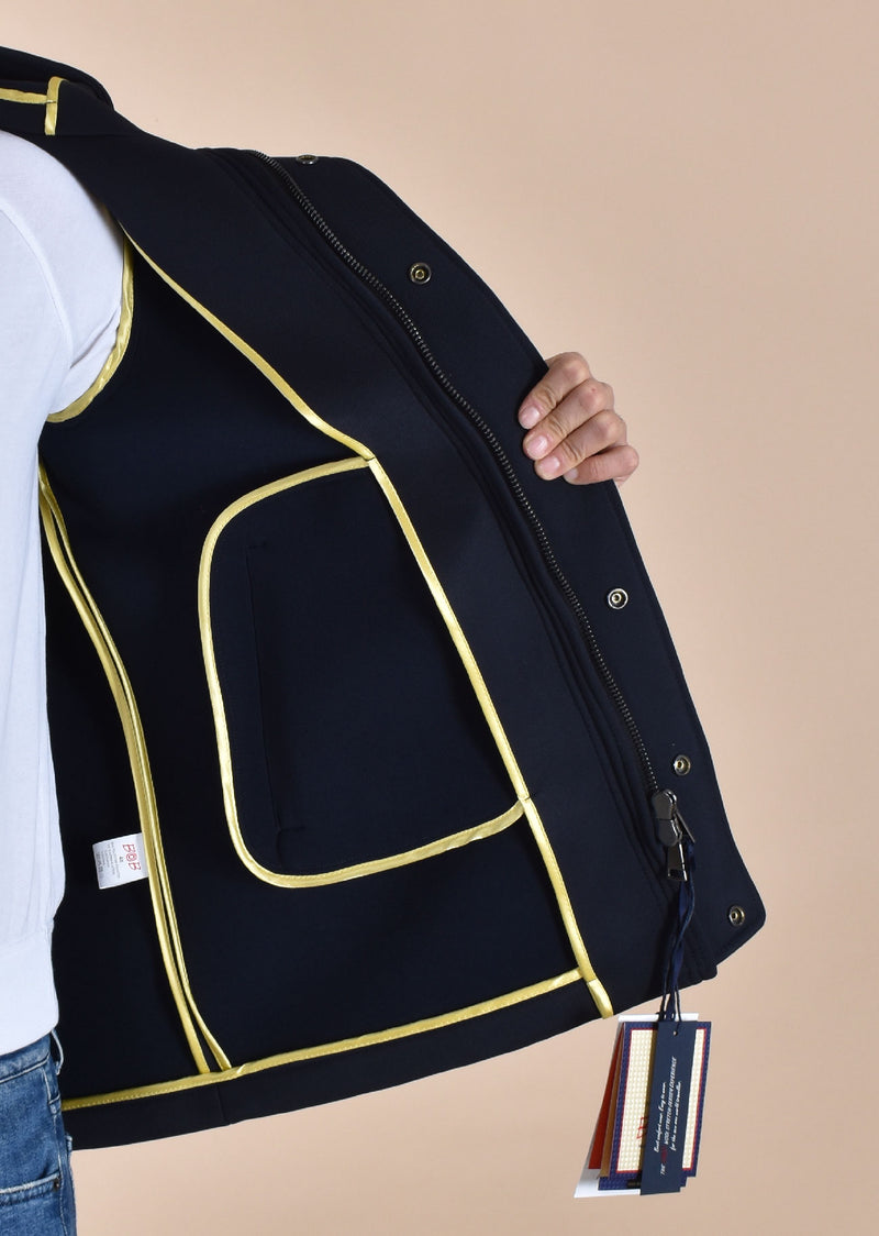 Giubbotto lungo BoB parka  Benny blu 