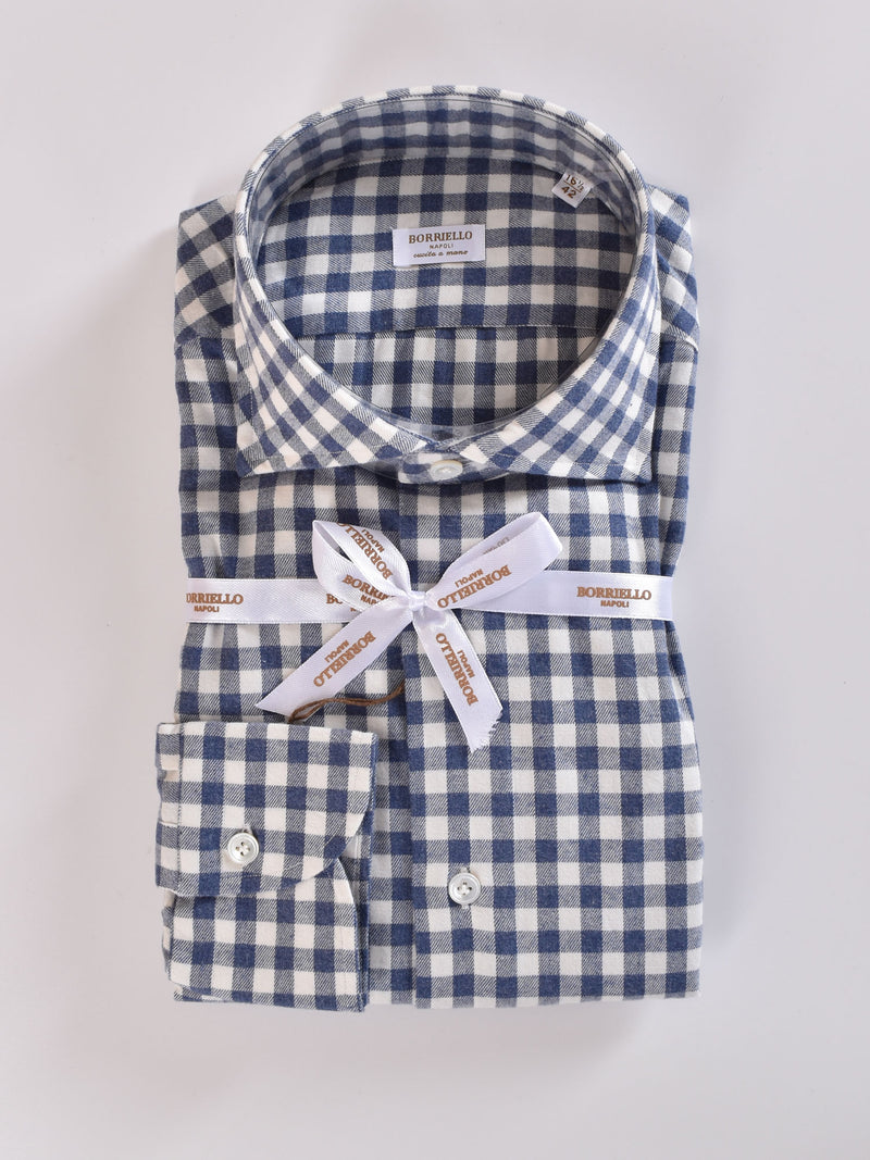 Camicia Borriello quadretti blu 