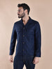 Camicia Borriello  overshirt blu