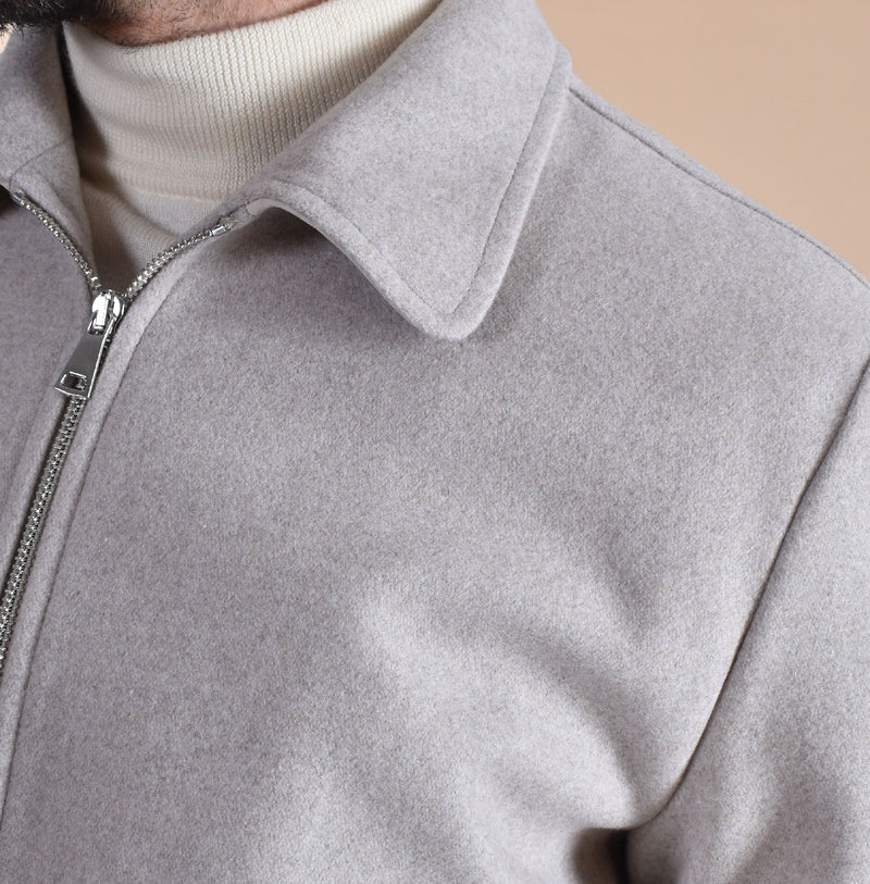Giubbotto Bottega Marchigiana panno beige 