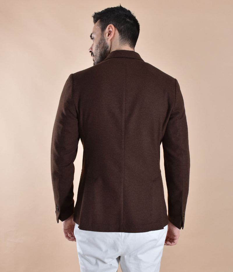 Giacca Bottega Marchigiana marrone Capri 