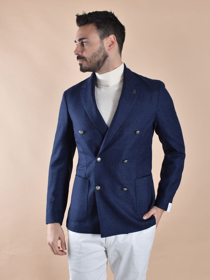 GIacca Breras doppiopetto blu Catanzaro 