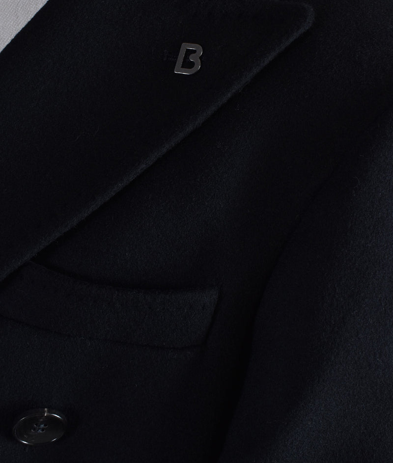 Cappotto Breras doppiopetto nero Lione 