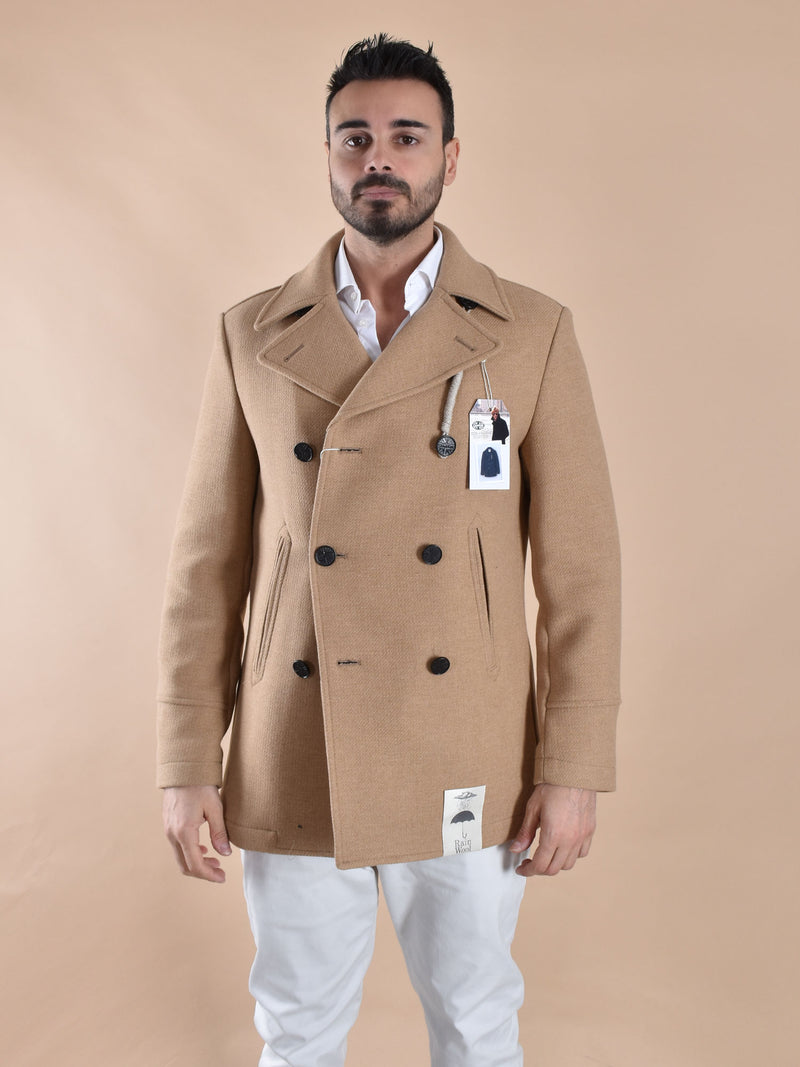 Cappotto Camplin cammello Island 