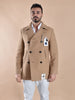 Cappotto Camplin cammello Island