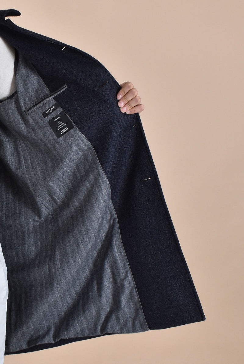 Cappotto Circolo 1901 blu reglan 