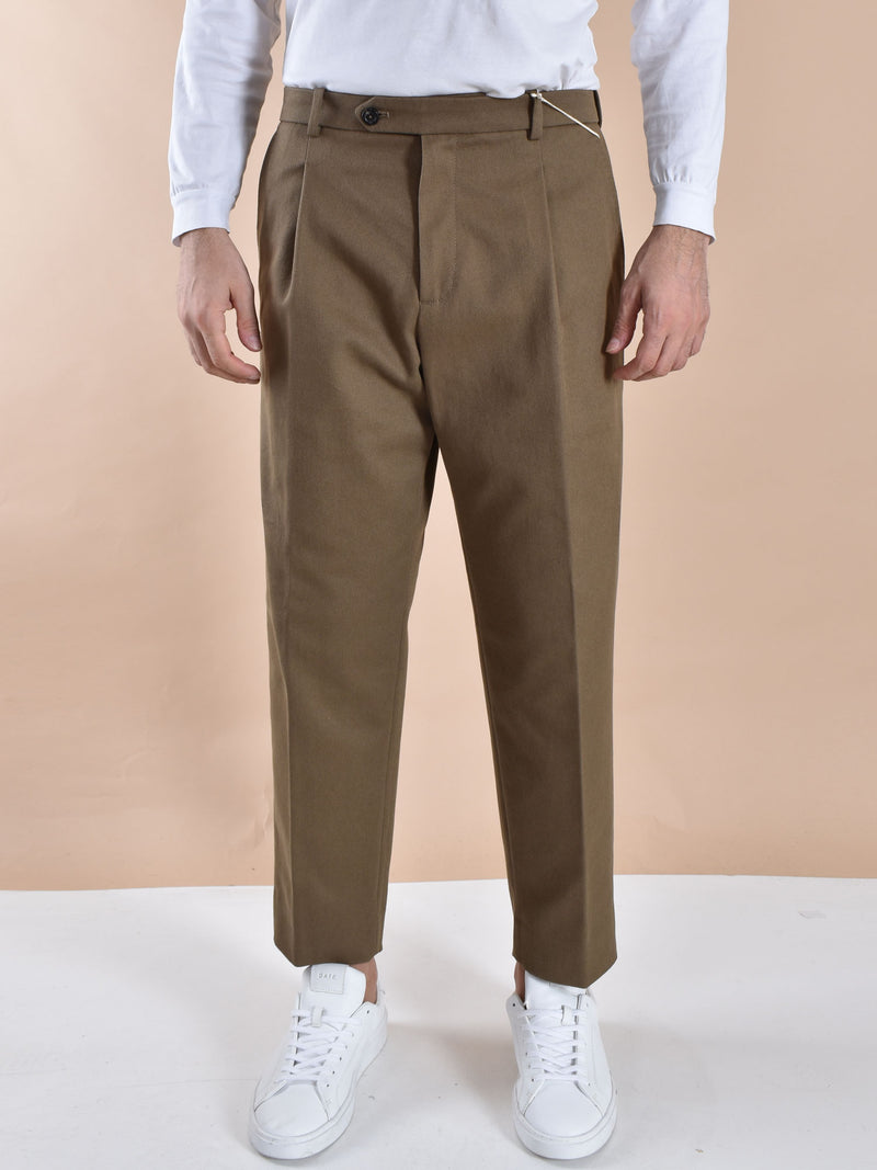 Pantalone Circolo 1901 gabardine verde 