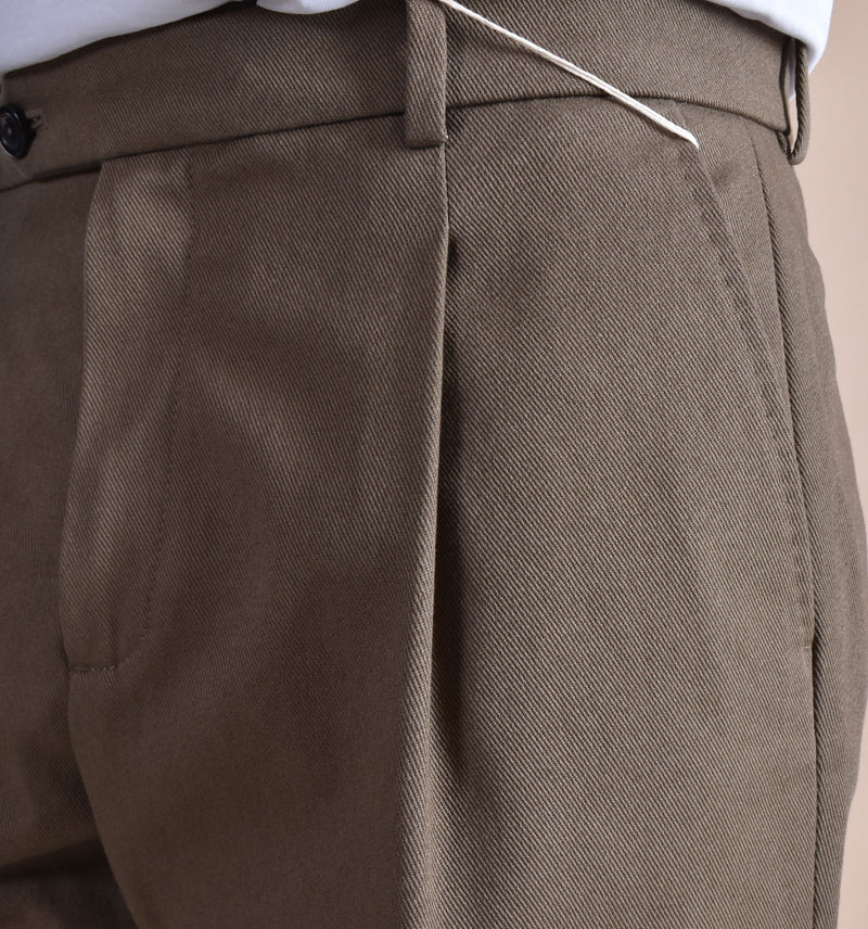 Pantalone Circolo 1901 gabardine verde 