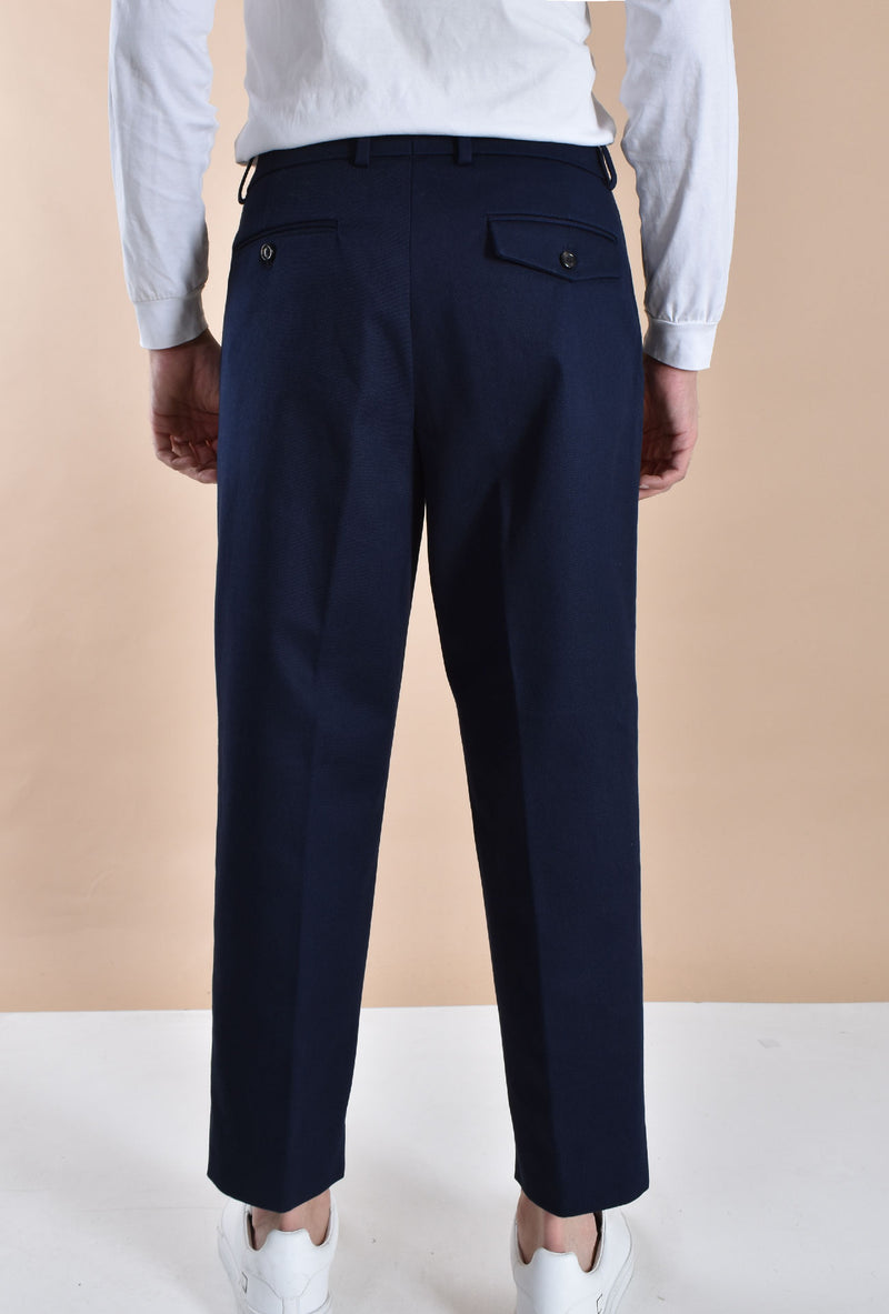 Pantalone Circolo 1901 gabardine blu 
