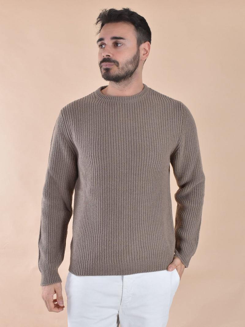 Maglia Daniele Fiesoli lana merino fine corda 