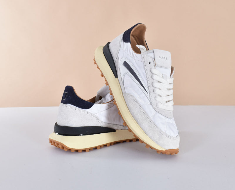 Sneakers DATE Athleta bianco blu 