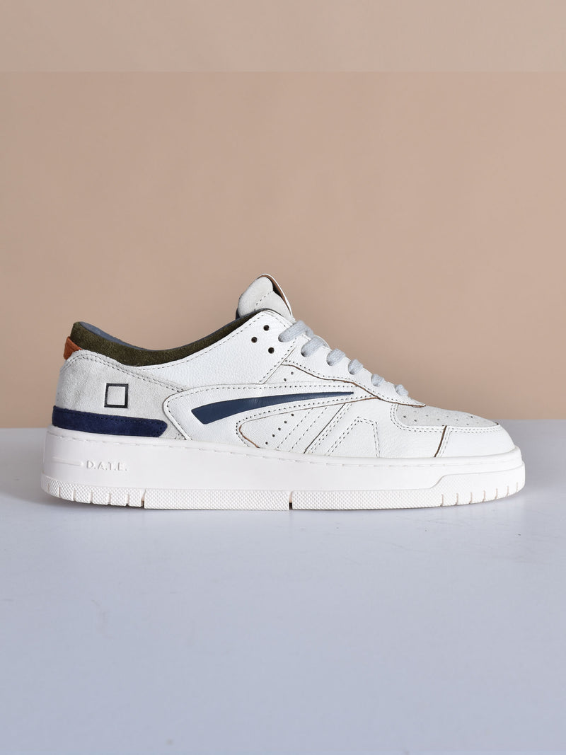 Sneakers DATE Torneo Colored bianco verde 