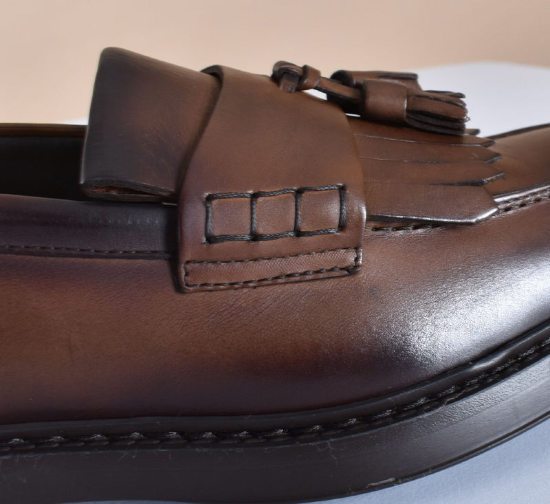 Scarpe Doucal's mocassini frangia 