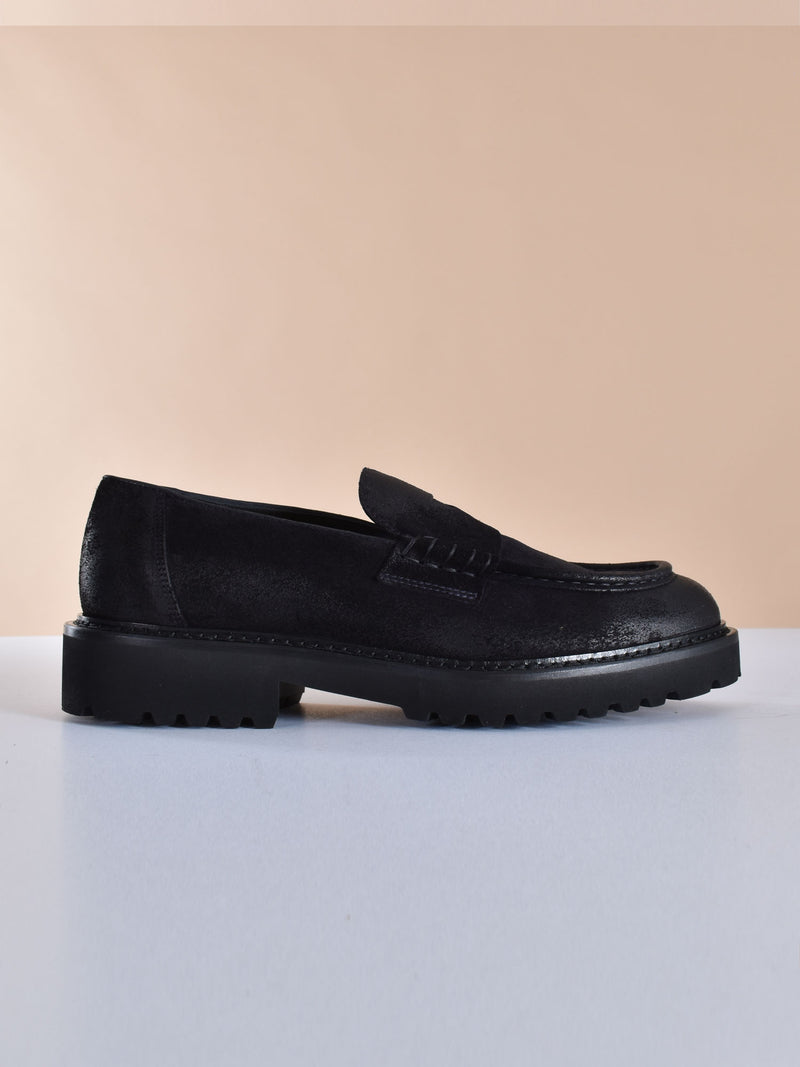 Scarpe Doucal's mocassino blu 