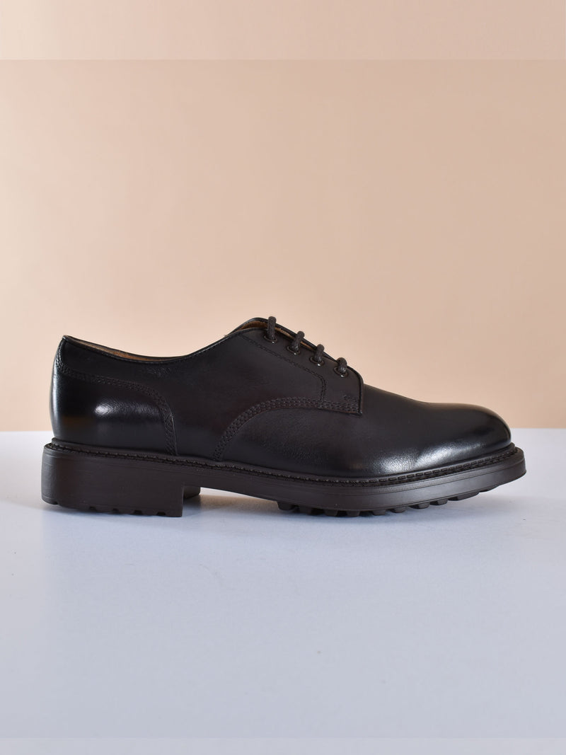 Scarpe Doucal's derby triumph moro 