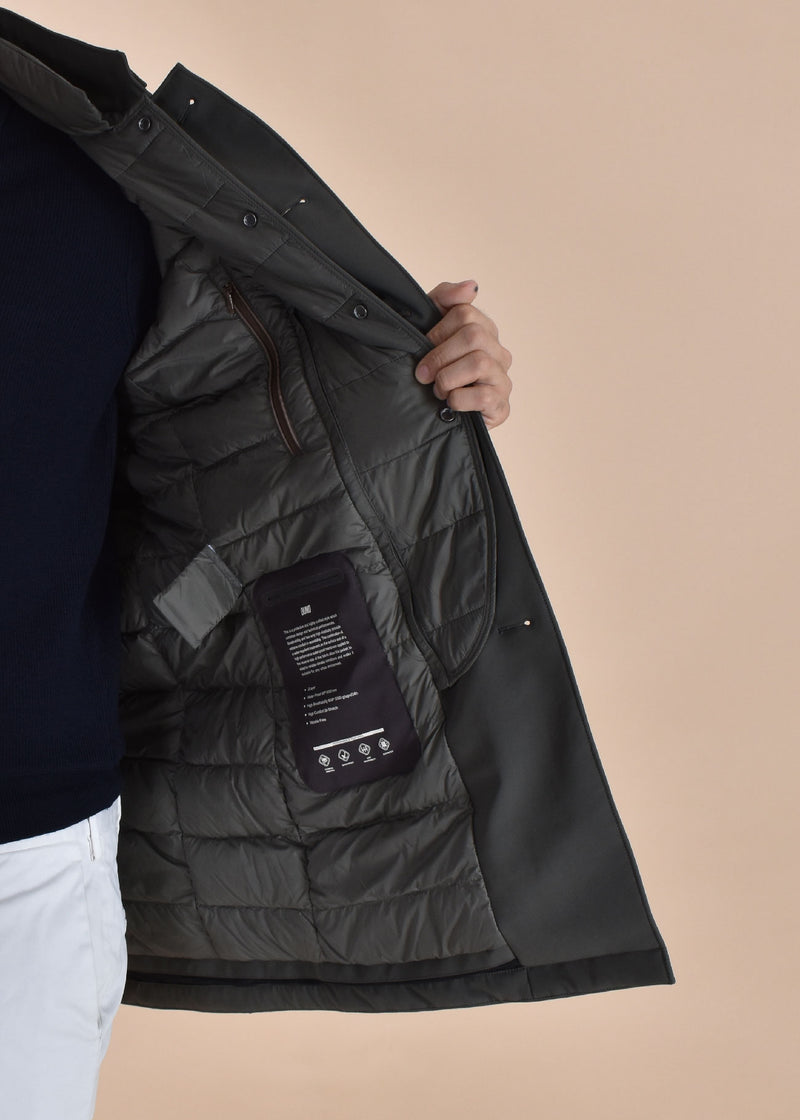 Giubbotto Duno parka Palladium Torano verde 