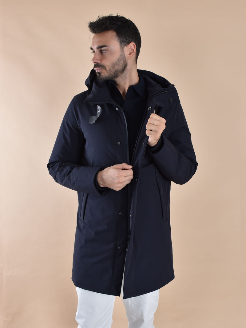 Parka Duno cappotto Capalbio Planet blu 