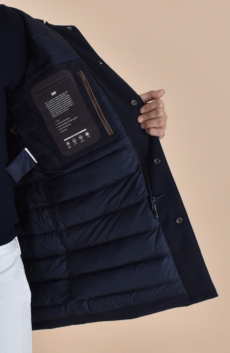 Parka Duno cappotto Capalbio Planet blu 