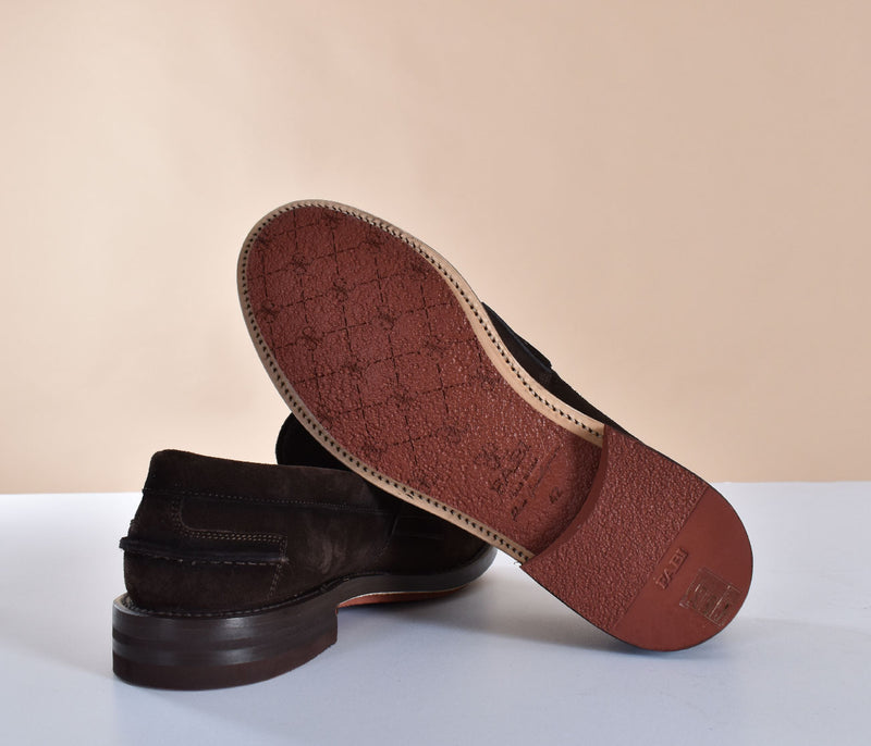 Mocassini Fabi marrone suede 