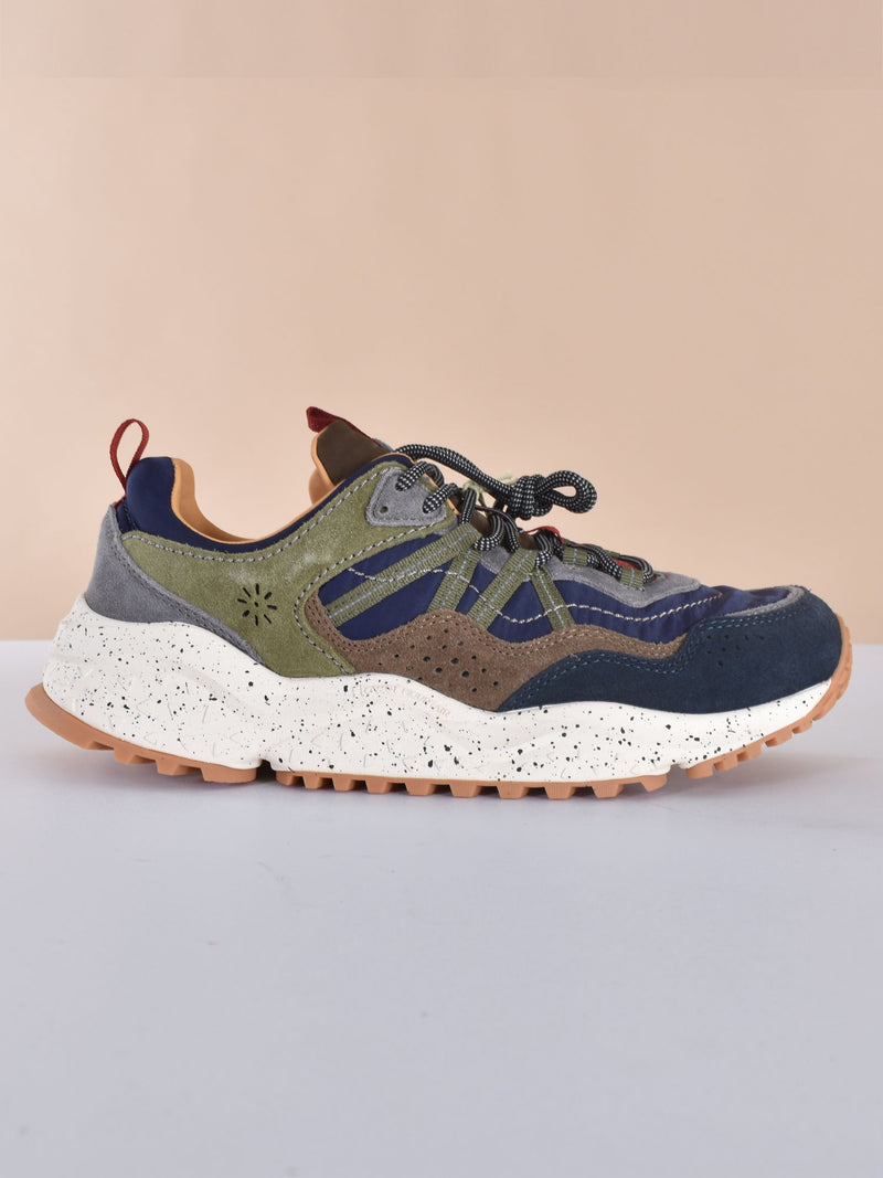 Sneakers Flower Mountain Sanchia blu verde 