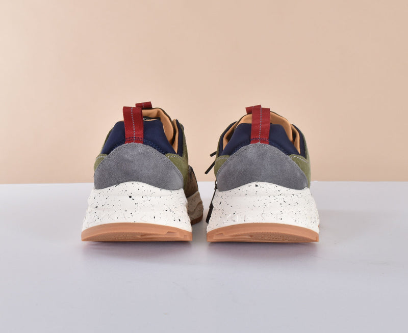 Sneakers Flower Mountain Sanchia blu verde 
