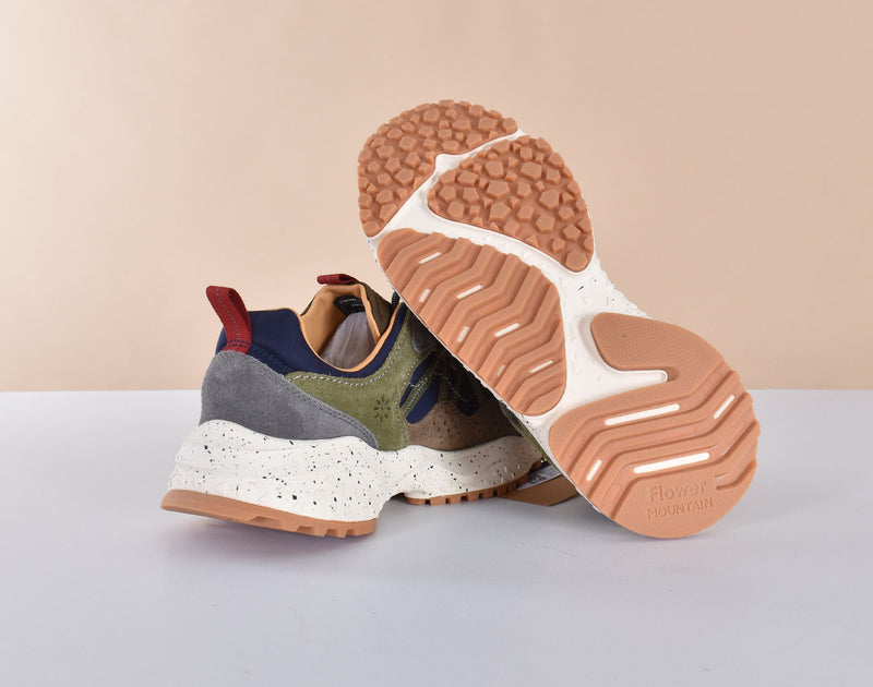 Sneakers Flower Mountain Sanchia blu verde 