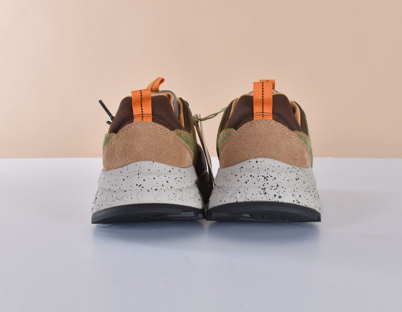 Sneakers Flower Mountain Sanchia mud brown olive 