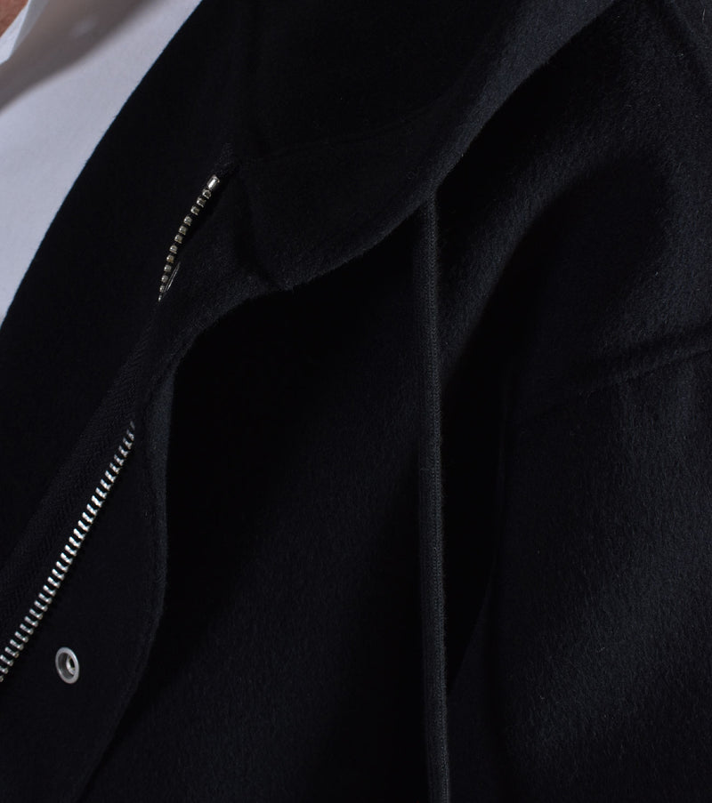 Parka Galà Luxury Denzel nero oversize 