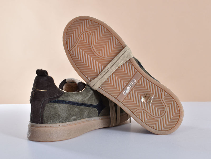 Sneakers Garden of God Earth suede olive 