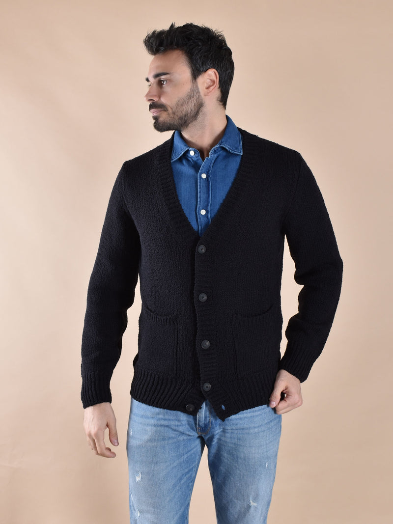 Cardigan Gran Sasso nero 