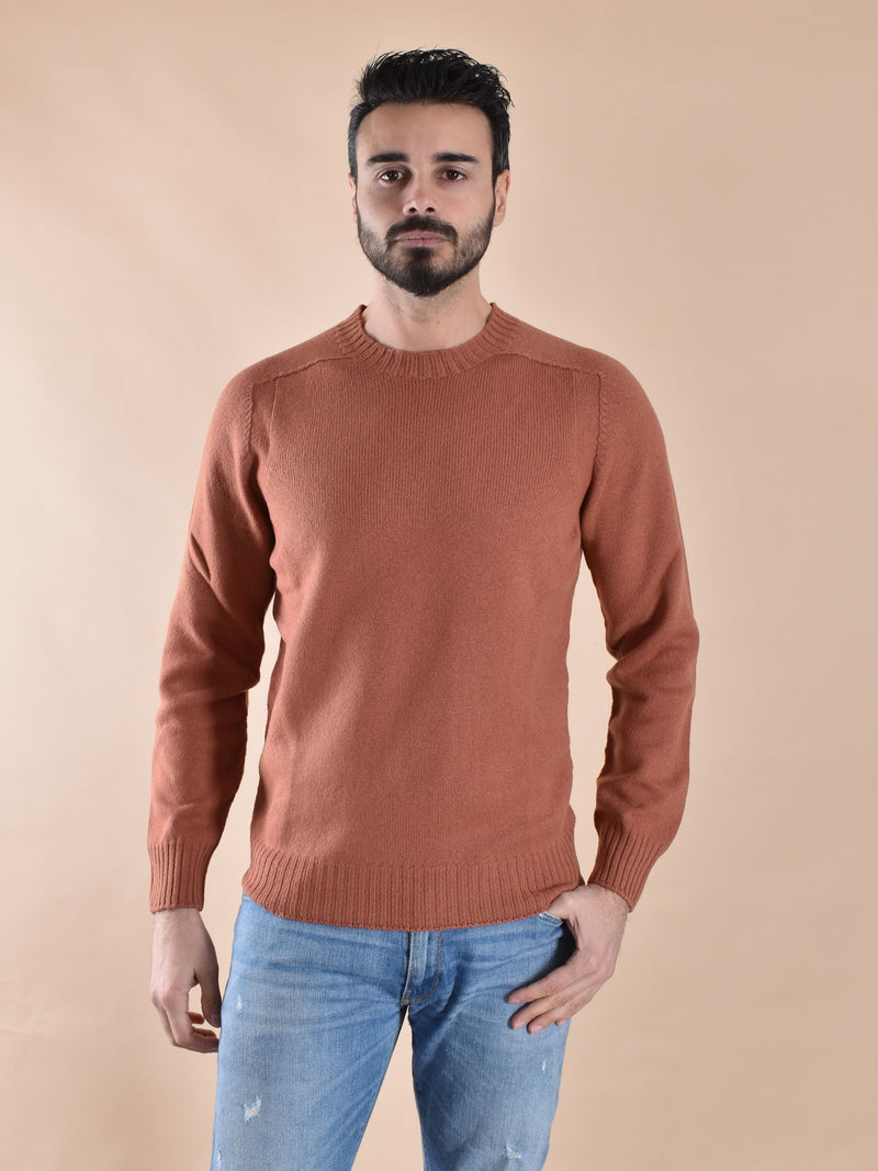 Maglia Gran Sasso super geelong paricollo tegola 