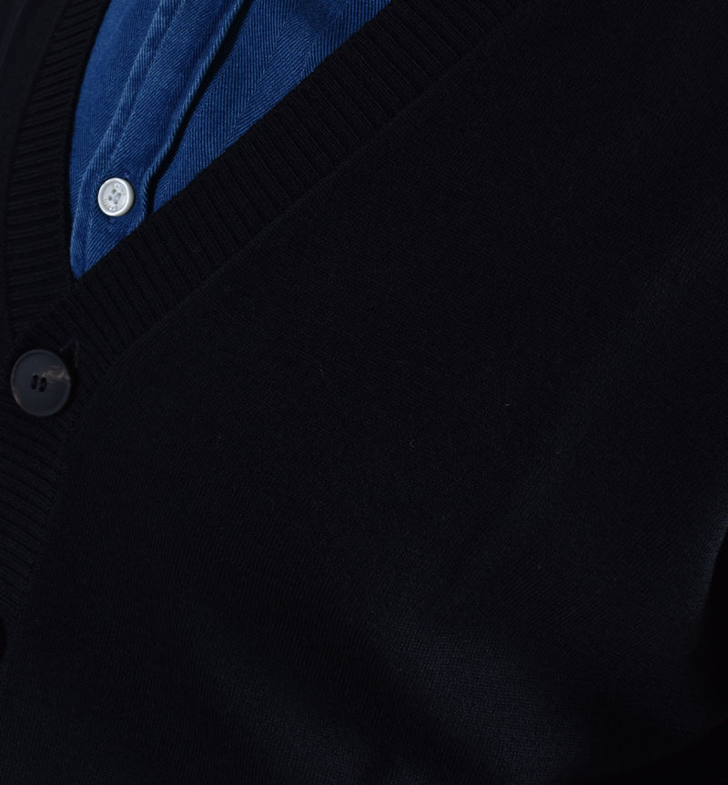 Cardigan Gran Sasso Athleisure nero 