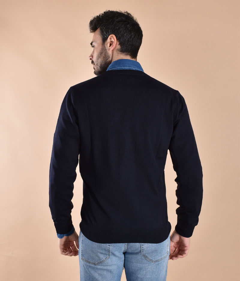 Cardigan Gran Sasso Athleisure blu 