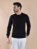 Maglia Gran Sasso girocollo Athleisure nero