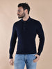 Polo Gran Sasso merinos extrafine blu