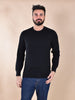 Maglia Gran Sasso Rain wool girocollo nera