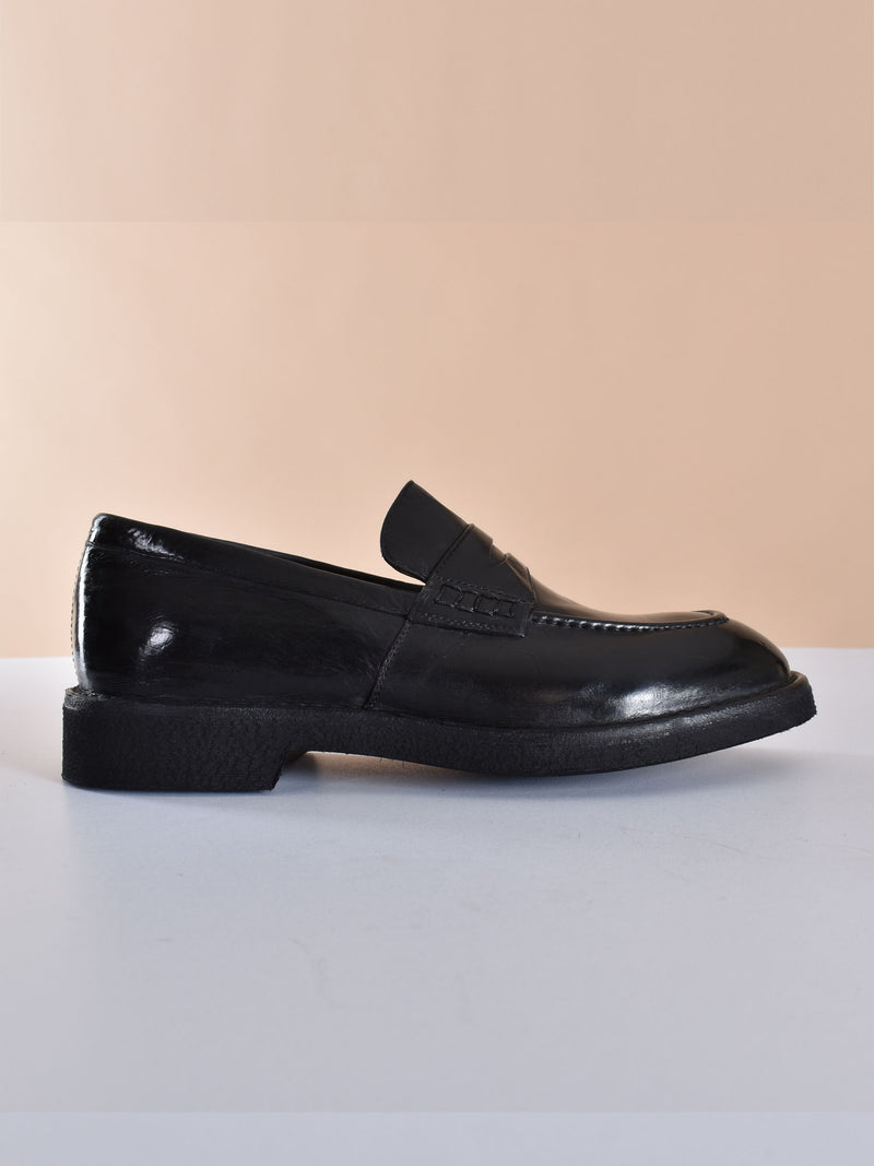 Mocassini Green George nero 