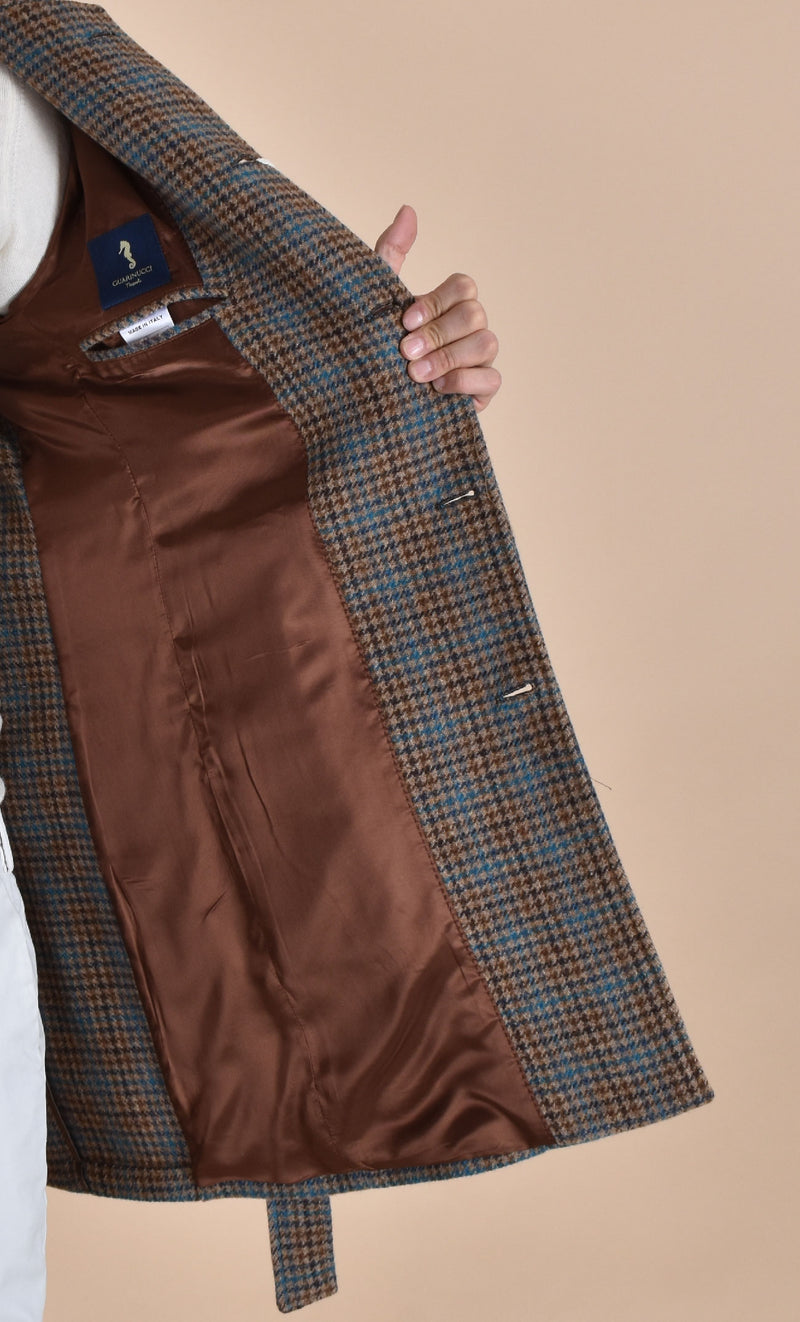 Cappotto Guarinucci pied de poule 